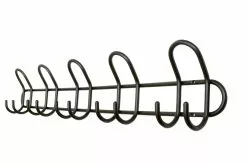 Home>it Knaggrekke Med 5 Knagger (sort)