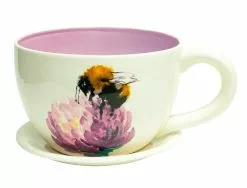 NORDIC DECO Blomsterpotte Med Skål