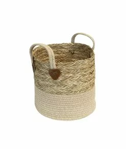 NORDIC DECO Fletter Kurv Natur