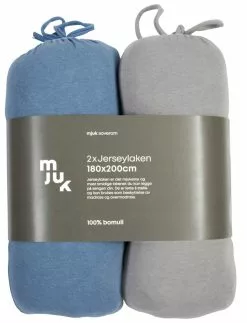 Mjuk Jerseylaken 2 Pk. -Billig Soverom Butikk 543691 7025180661523