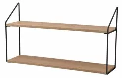 Day Reol Med/2 Hyller, Tre/sort