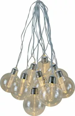 NORD Lyslenke Med 10 LED Pærer IP44 -Billig Soverom Butikk 785242 7071189288155